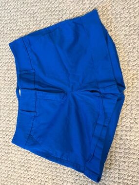 New York & Company Cobalt Blue Chino Shorts